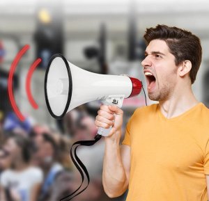 Głośnik DNA MEGAFON SZCZEKACZKA WZMACNIACZ GŁOSU SYRENA BLUETOOTH 30W USB AUX MICRO SD 5