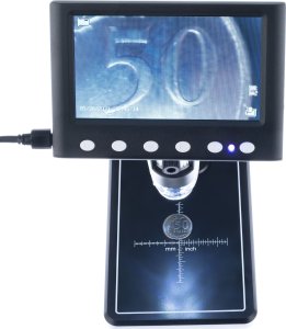 Mikroskop Rosfix MIKROSKOP CYFROWY Z WYŚWIETLACZEM DO LUTOWANIA JUBILERSTWA 1000X 1080P 4