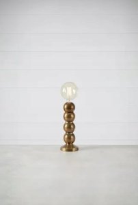 Lampa stołowa Markslojd Marksjold Gong 108780 lampa stołowa lampka 1x40W E27 złota 4