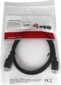Kabel Equip HDMI - HDMI 1.8m czarny (119310) 4