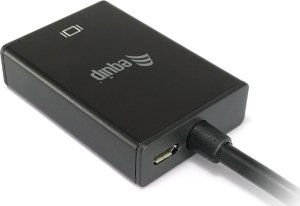Adapter AV Equip Equip VGA auf HDMI Adapter, mit Audio, schwarz, 15cm 5