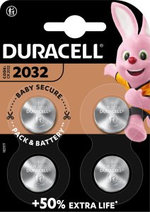 Duracell Duracell CR2032 lithium button cell 3V battery (4 pieces, CR2032) 1