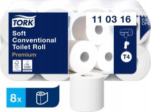 Tork Tork – Papier toaletowy w rolce konwencjonalnej, 3-warstwowy, ekstra miękki - Premium 1