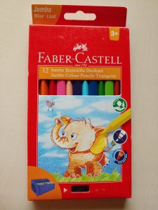 Faber-Castell FABER-CASTELL Kredki trójkątne Jumbo 5.4mm 12 szt. 3