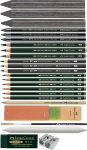 Faber-Castell FABER-CASTELL Set Pitt Graphite groß Metalletui 4