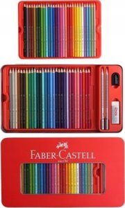 Faber-Castell Kredki Grip 60 Kolorów Opakowanie Metalowe 2