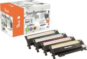 Toner Peach Peach PT666 kaseta z tonerem 4 szt. Zamiennik Czarny, Cyjan, Purpurowy, Żółty 1