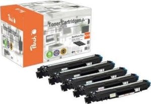 Toner Peach Peach PT1065 kaseta z tonerem 5 szt. Zamiennik Czarny 1