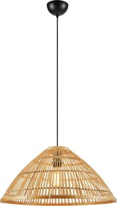 Lampa wisząca Markslojd Markslojd Capello 108673 lampa wisząca zwis 1x40W E27 beżowa/czarna 1