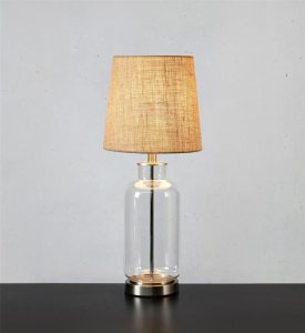 Lampka biurkowa Markslojd Markslojd Costero 108694 lampa stołowa lampka 1x40W E14 beżowa/przezroczysta 2