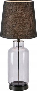 Lampa stołowa Markslojd Markslojd Costero 108696 lampa stołowa lampka 1x40W E14 czarna/przezroczysta 1