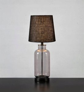 Lampa stołowa Markslojd Markslojd Costero 108696 lampa stołowa lampka 1x40W E14 czarna/przezroczysta 2