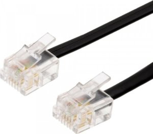 helos Helos Anschlusskabel 6P4C/6P4C, 4adr., 1,5 m, 2 x RJ11 2