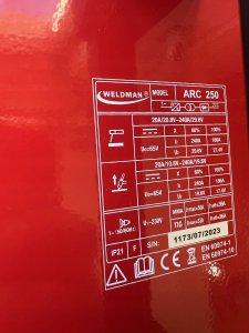 Weldman SPAWARKA INVERTER WELDMAN ARC-250 14