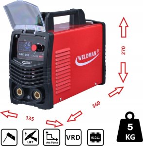 Weldman SPAWARKA INVERTER WELDMAN ARC-250 36