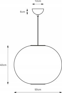 Lampa wisząca Markslojd Markslojd Florence 108792 lampa wisząca zwis 1x40W E27 biała 9