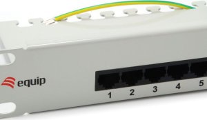 Equip Patchpanel 25x RJ45 Cat3 19" UTP 1HE ISDN jasnoszary 2