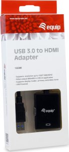 Adapter USB Equip USB-A - HDMI Czarny  (133385) 4