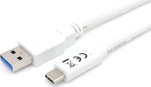 Kabel USB Equip USB-A - USB-C 1 m Biały (128363) 8