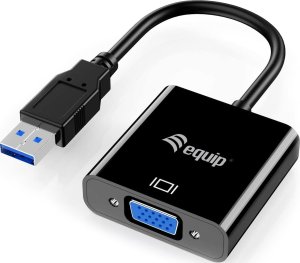 Adapter AV Equip Equip Adapter USB3.0-> VGA HD15      1920x1080/60Hz 0.15m sw 1