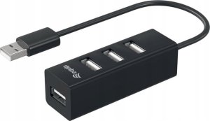 HUB USB Equip Equip USB-Hub 4-Port 2.0  ->4x2.0      480Mbps o.Netzteil sw 1