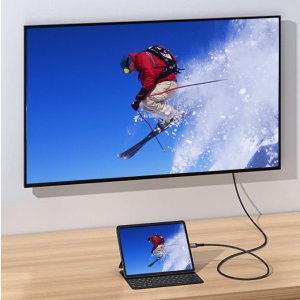 System przekazu sygnału AV Equip Equip Adapter USB-C -> DisplayPort           8K60Hz 1.00m sw 6