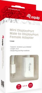 Adapter AV Equip Equip Mini DisplayPort->DisplayPort Adapter St/Bu 4K/60Hz ws 4
