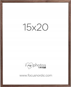 Ramka Focus Focus Soul Walnut veneer 15X20 1