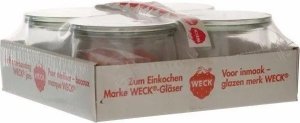 Jata WECK Round Rim Jar Tulip 0,5l Set of 4 4