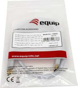 Kabel USB Equip USB-C - USB-C 2 m Biały (128358) 3