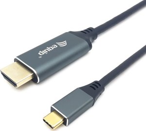 Kabel Triton Equip 133415 adapter kablowy 1 m USB Type-C HDMI Typu A (Standard) Czarny, Szary 1