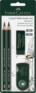 Faber-Castell FABER-CASTELL Bleistift Castell 9000 Jumbo Set BK 1