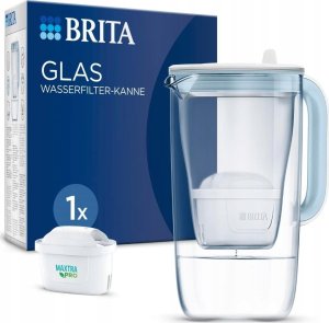 Dzbanek filtrujący Brita Glass 2,5L niebieski + 2 wkład Maxtra Pro Pure Performance 14