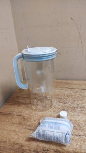 Dzbanek filtrujący Brita Glass 2,5L niebieski + 2 wkład Maxtra Pro Pure Performance 17