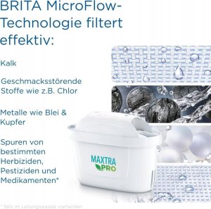 Dzbanek filtrujący Brita Glass 2,5L niebieski + 2 wkład Maxtra Pro Pure Performance 18