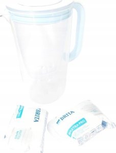 Dzbanek filtrujący Brita Glass 2,5L niebieski + 2 wkład Maxtra Pro Pure Performance 19