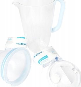 Dzbanek filtrujący Brita Glass 2,5L niebieski + 2 wkład Maxtra Pro Pure Performance 21