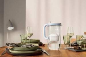 Dzbanek filtrujący Brita Glass 2,5L niebieski + 2 wkład Maxtra Pro Pure Performance 4