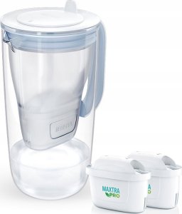 Dzbanek filtrujący Brita Glass 2,5L niebieski + 2 wkład Maxtra Pro Pure Performance 5