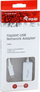 Adapter USB Equip USB-C - RJ-45 Srebrny  (133454) 3