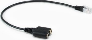 Adapter AV Equip Equip Telefonkabel RJ9 auf 2x 3.5mm Klinke für Headset 25cm 1