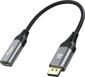 Adapter AV Equip Equip Displayport->HDMI Adapter 1.2 St/Bu    4K/60Hz grau 1