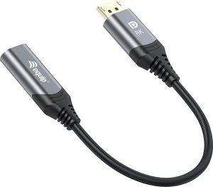 Adapter AV Equip Equip Displayport->HDMI Adapter 1.4 St/Bu    8K/60Hz grau 2