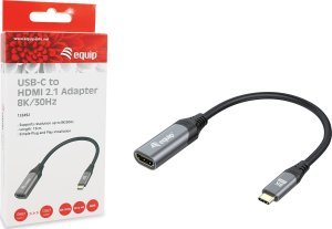 Adapter AV Equip Equip Adapter USB-C -> HDMI 2.1              8K60Hz 0.15m gr 6