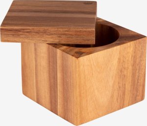 Scandinavian Home Saltkar HOME - H6 W8 D8cm - Acacia - Trä 1