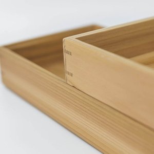 Scandinavian Home Hinoki stacking box small HOME 2