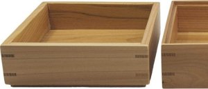 Scandinavian Home Hinoki stacking box small HOME 3