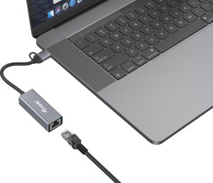 Adapter USB Equip USB-C - RJ-45 Szary  (133495) 4