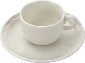 Karolina Filiżanka do espresso 100 ml ze spodkiem Castel Cream 2