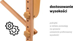 Activeshop Stół składany do masażu drewniany Komfort Activ Fizjo 2 segmentowe róż 18